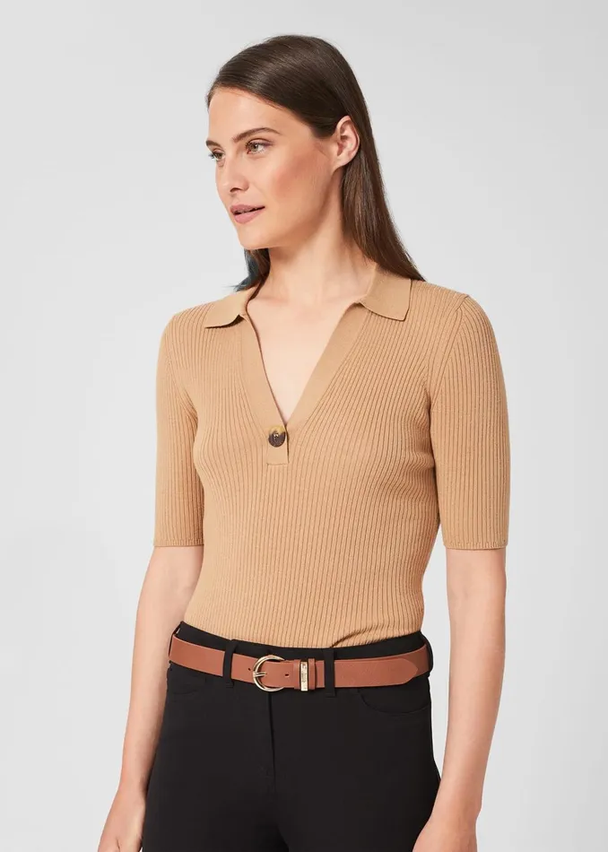 Womens Eugenie Leather Belt Tan Hobbs Belts Casaul