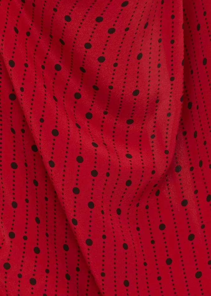 Womens Eva Silk Shirt Red Black Hobbs Tops Gift for Friend