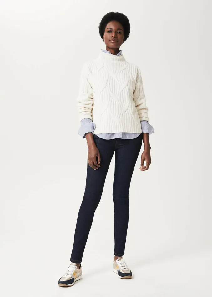 Womens Gia Sculpting Jean With Stretch Indigo Hobbs Trousers