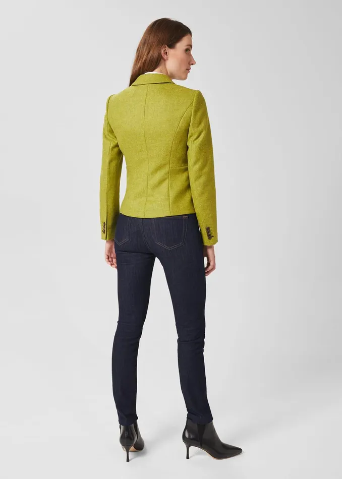Womens Hackness Wool Jacket Lime Green Hobbs Coats and Jackets Casaul