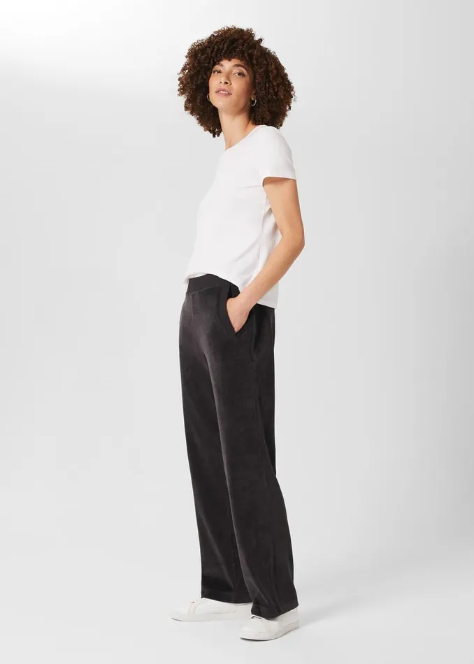 Womens Harlow Trouser Charcoal Grey Hobbs Trousers