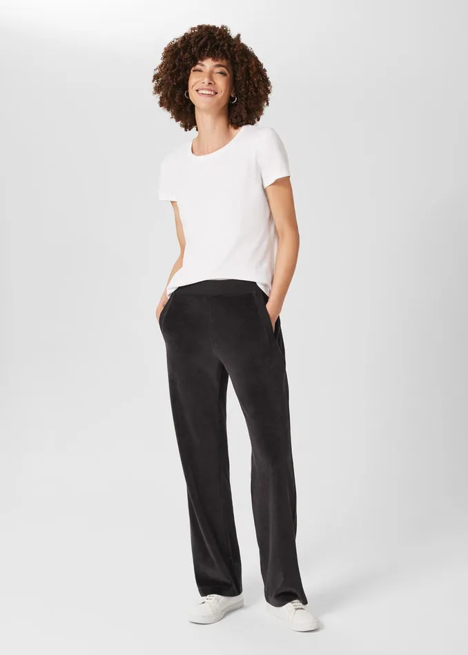Womens Harlow Trouser Charcoal Grey Hobbs Trousers