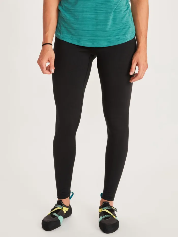 Womens Hiking Pants Marmot Everyday Tights Black Flowers