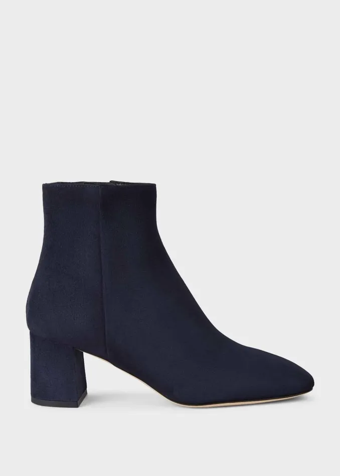 Womens Imogen Leather Ankle Boots Navy Hobbs Ankle Boots For Sale