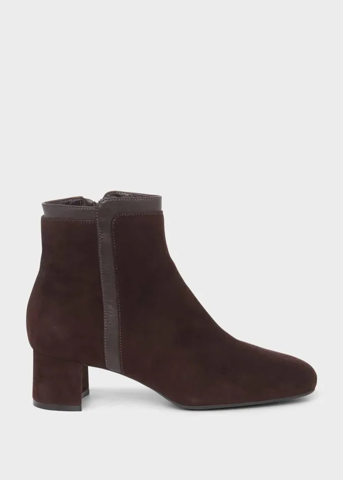 Womens Iro Suede Ankle Boots Dark Brown Hobbs Ankle Boots Cheap On Sale