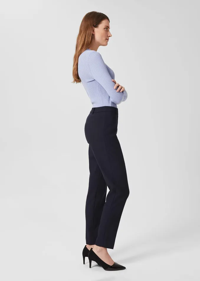 Womens Laurel Tapered Trousers Navy Hobbs Trousers