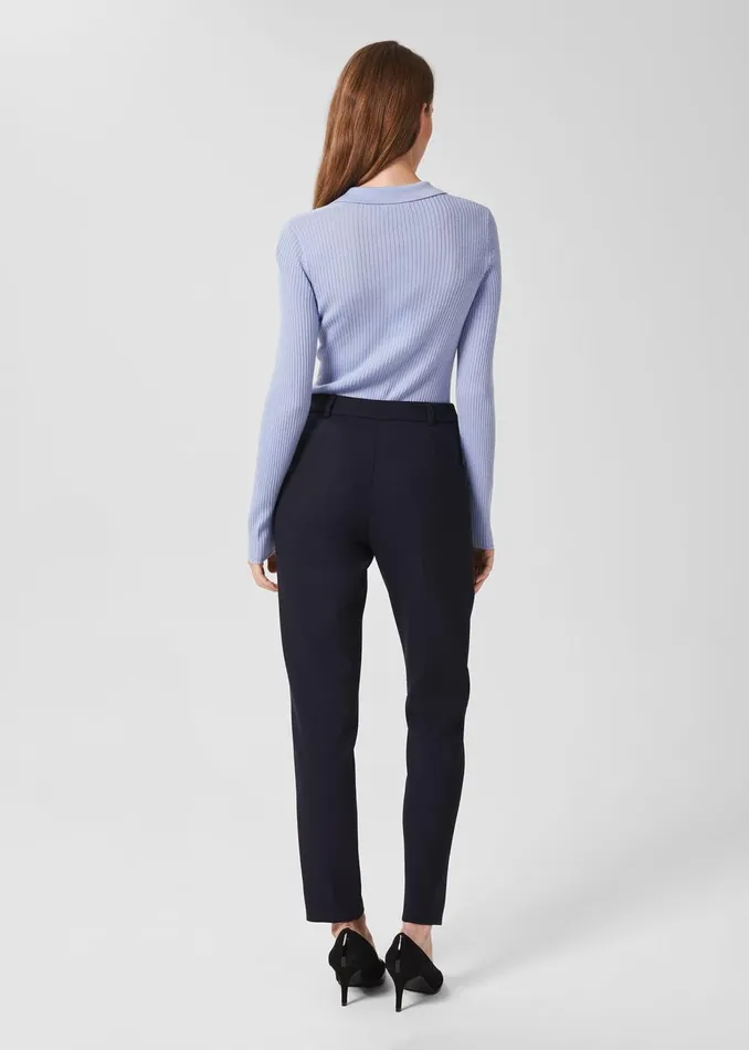 Womens Laurel Tapered Trousers Navy Hobbs Trousers