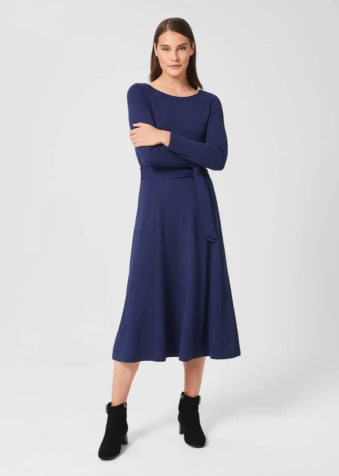Womens Lena Dress Ink Blue Hobbs Dresses Online