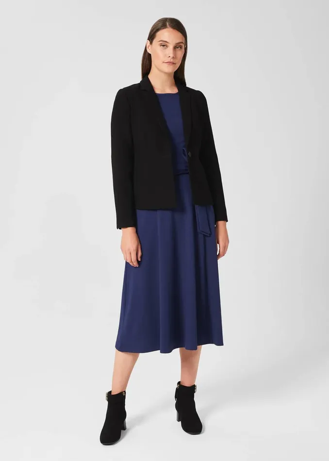 Womens Lena Dress Ink Blue Hobbs Dresses Online