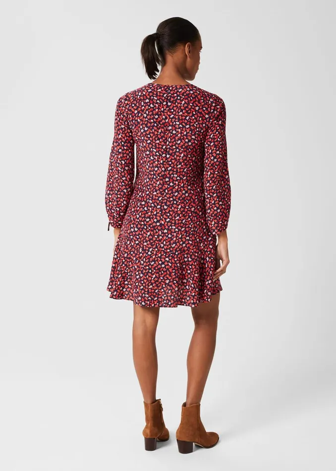 Womens Lilia Dress Navy Multi Hobbs Dresses Cheap On Sale