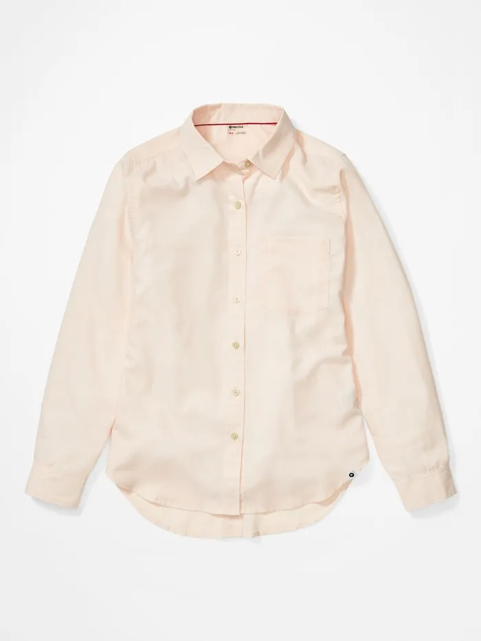 Womens LongSleeve Shirts Marmot Seaside Ultra Lightweight Flannel LongSleeve Shirt Mandarin Mist Womens LongSleeve Shirts Marmot Seaside Ultra Lightweight Flannel LongSleeve Shirt Mandarin Mist