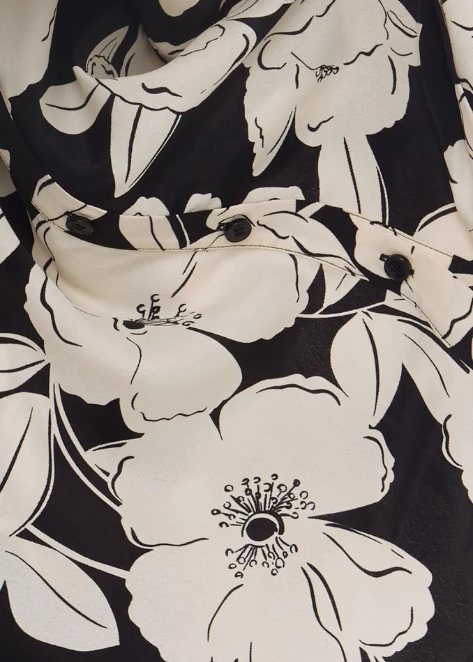 Womens Lorraine Shirt Cream Black Hobbs Tops On Sale