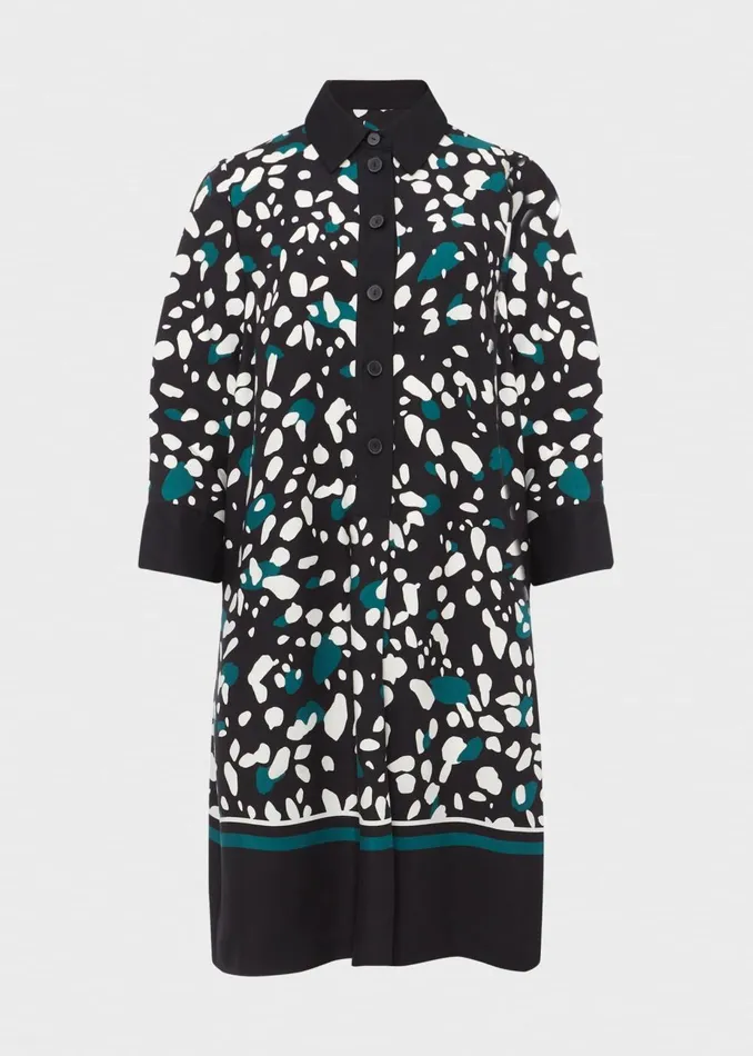 Womens Marci Tunic Dress Black Multi Hobbs Dresses Gift for Friend