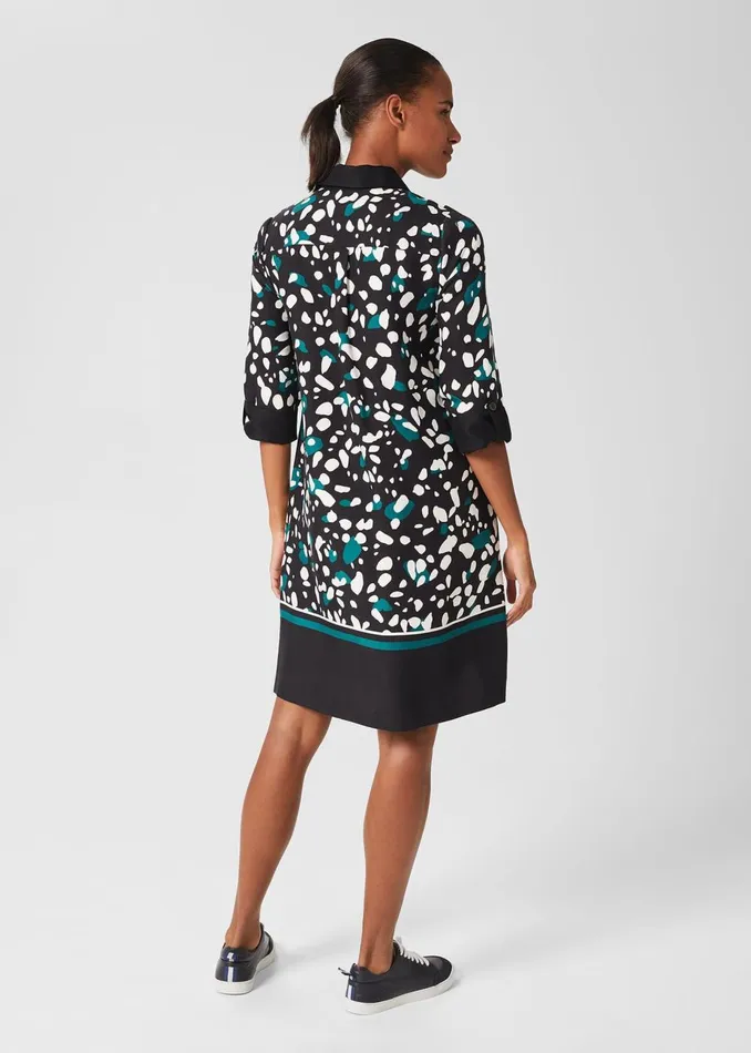 Womens Marci Tunic Dress Black Multi Hobbs Dresses Gift for Friend