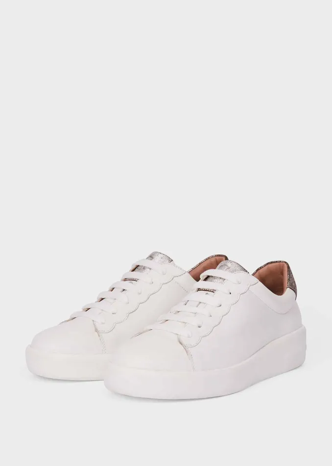 Womens Mollie Trainer White Metallic Hobbs Trainers Gift Ideas