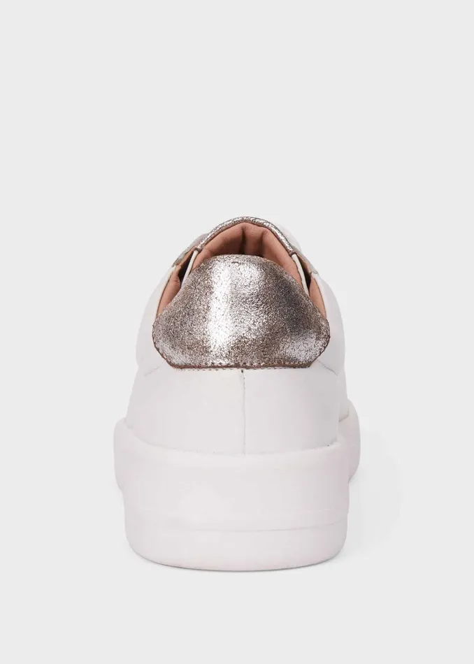 Womens Mollie Trainer White Metallic Hobbs Trainers Gift Ideas