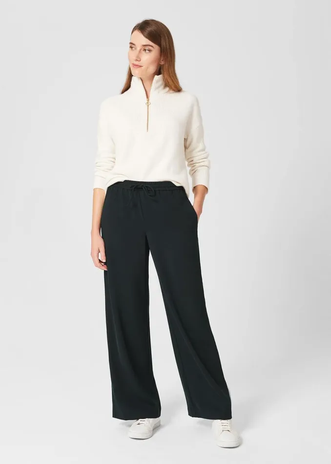 Womens Nellie Trousers Dark Pine Green Hobbs Trousers