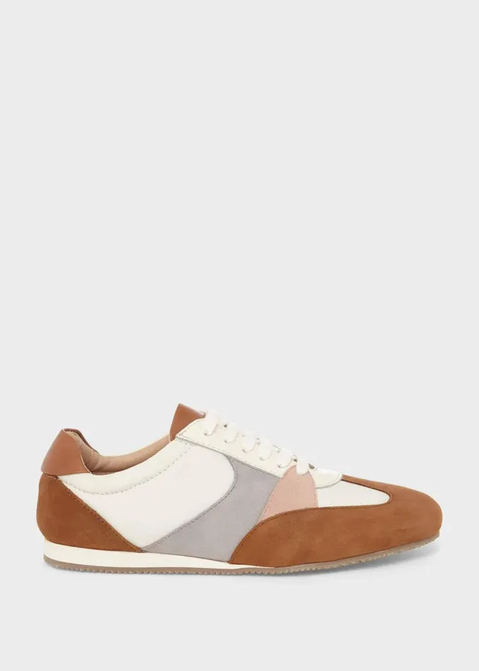 Womens Nola Suede Trainers Tan Multi Hobbs Trainers Online