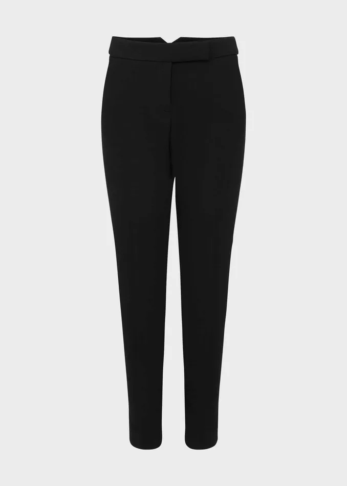 Womens Ophelia Slim Trousers With Stretch Black Hobbs Trousers