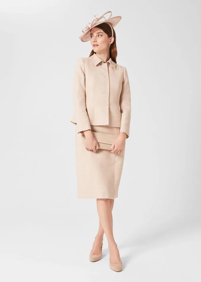 Womens Petite Amelie Dress Oyster Hobbs Dresses For Sale