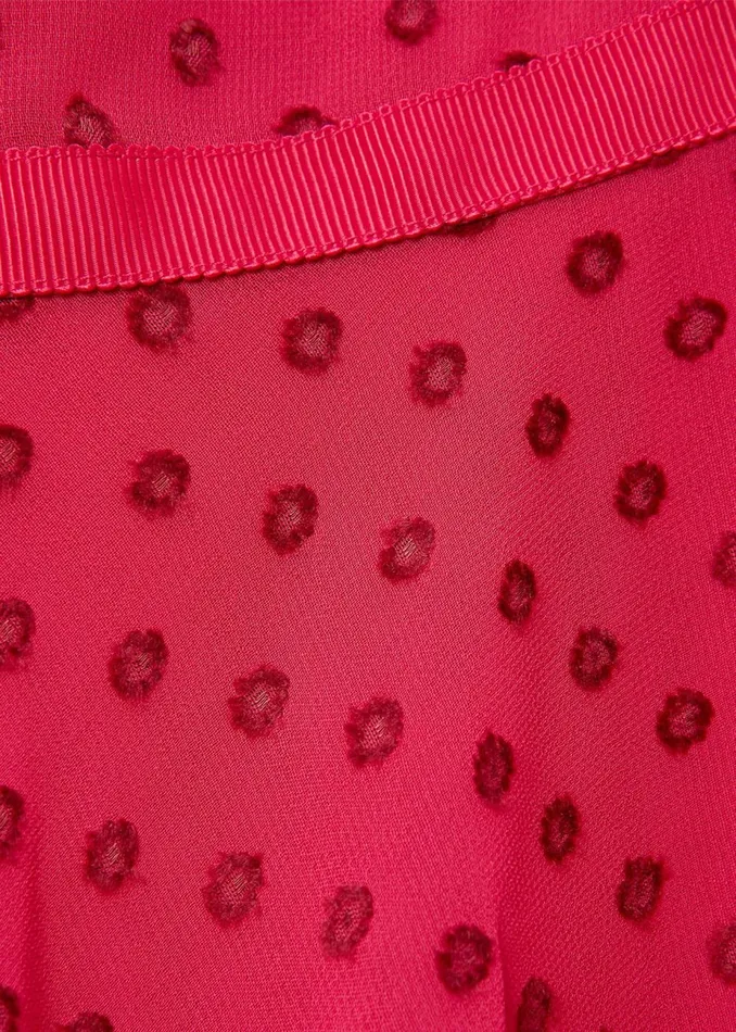 Womens Petite Della Spot Fit And Flare Dress Fuchsia Pink Hobbs Dresses Gift Ideas