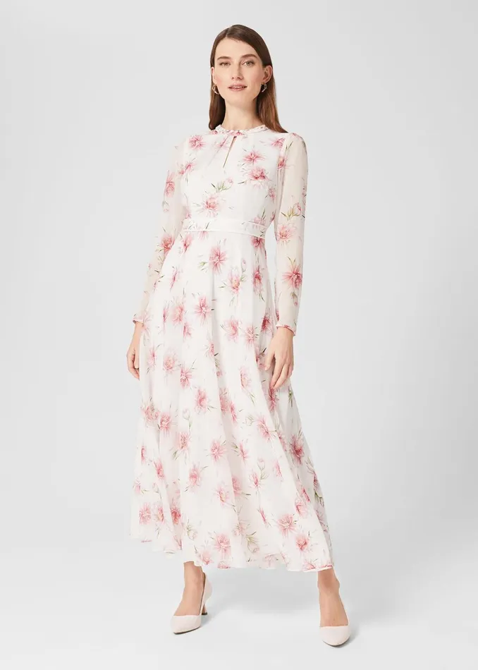 Womens Petite Rosabella Dress Ivory Multi Hobbs Dresses Casaul