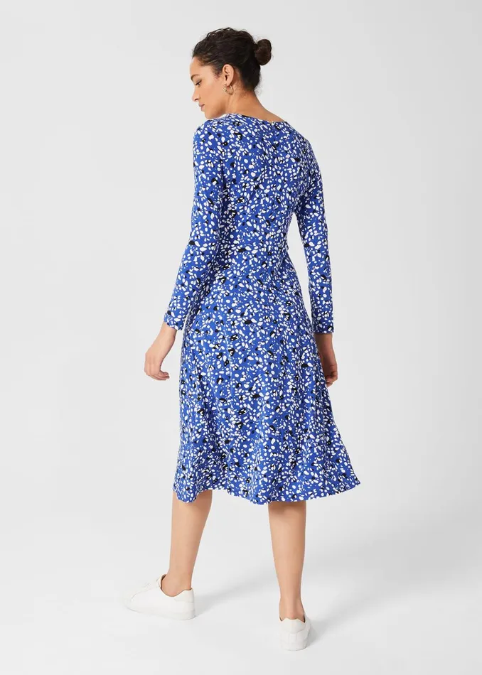 Womens Petite Sian Dress Cobalt Multi Hobbs Dresses Cheap On Sale