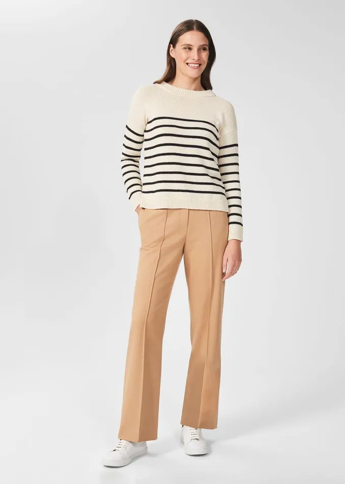 Womens Prisha Straight Trousers Camel Hobbs Trousers