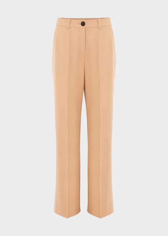 Womens Prisha Straight Trousers Camel Hobbs Trousers