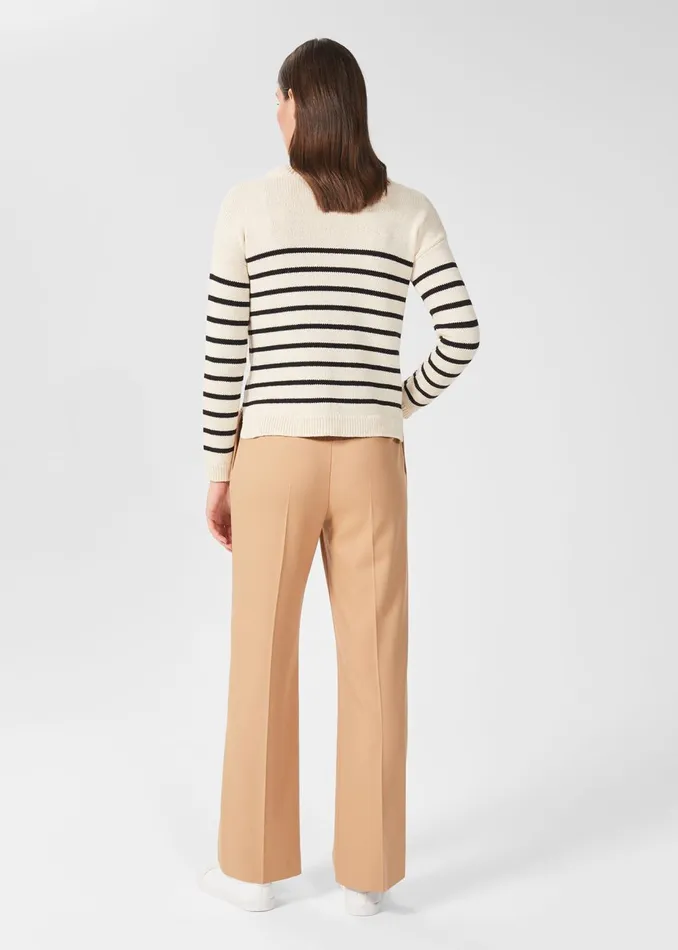 Womens Prisha Straight Trousers Camel Hobbs Trousers