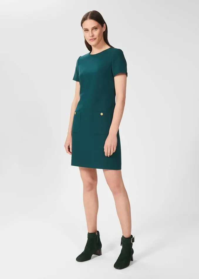 Womens Renata Straight Dress Deep Green Hobbs Dresses Gift 4 You