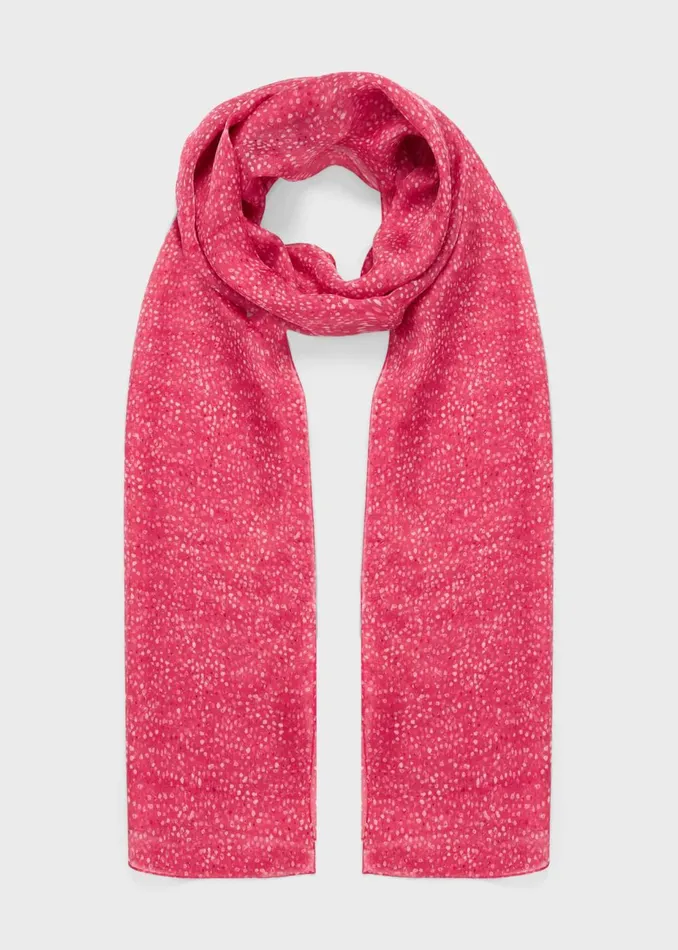 Womens Rosa Silk Scarf Pink Multi Hobbs Scarves Gift Ideas