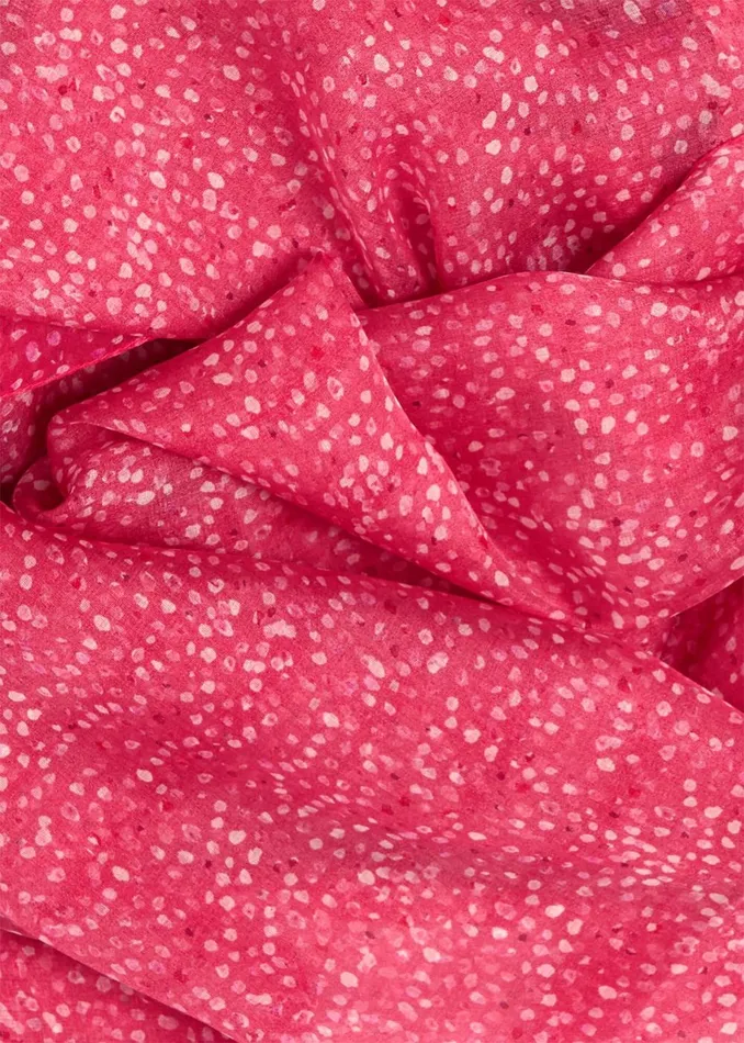 Womens Rosa Silk Scarf Pink Multi Hobbs Scarves Gift Ideas