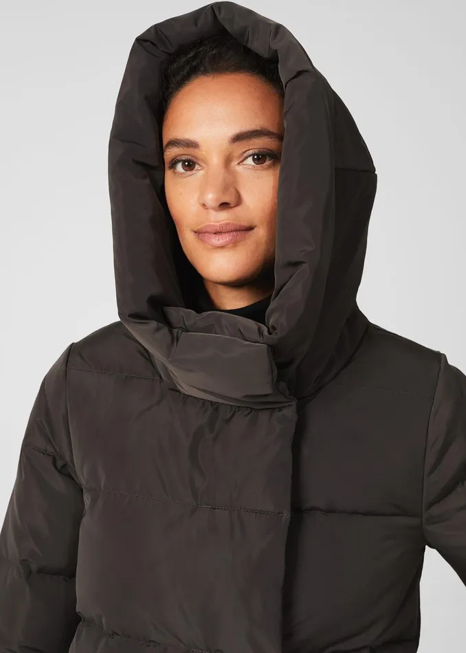 Womens Short Heather Water Resistant Puffer Jacket Dark Charcoal Hobbs Coats and Jackets Gift for Friend