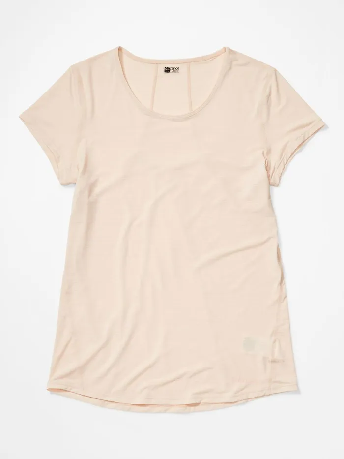 Womens ShortSleeve Shirts Marmot Aura ShortSleeve Shirt Mandarin Mist