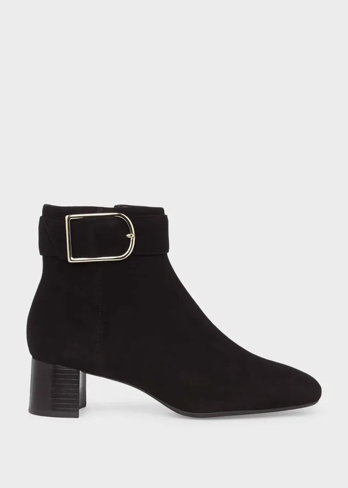 Womens Suzannah Suede Ankle Boot Black Hobbs Ankle Boots Online