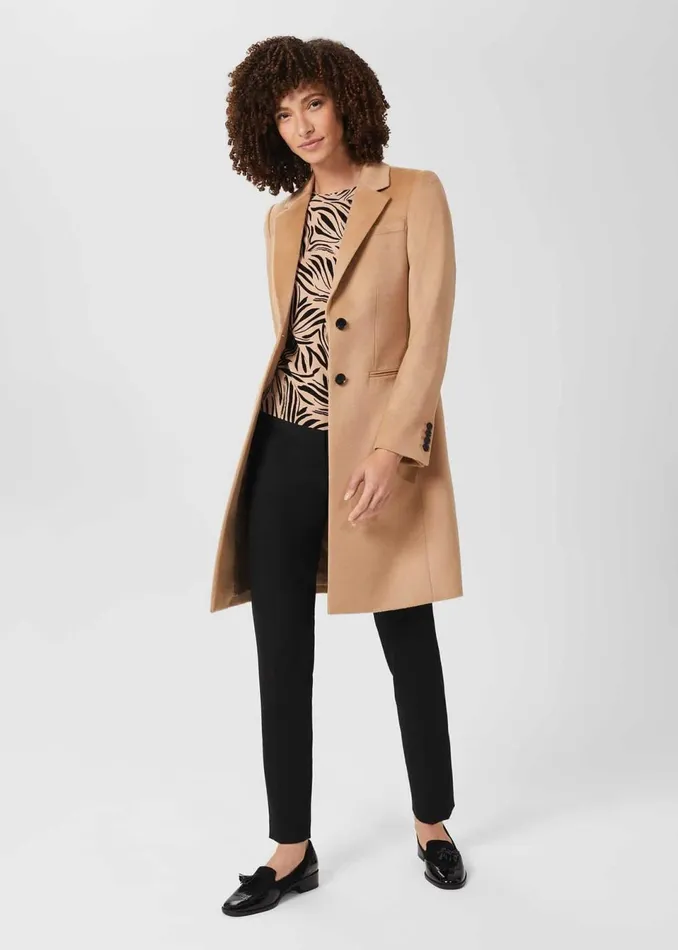 Womens Tilda Wool Coat Camel Hobbs Coats and Jackets Cheap On Sale
