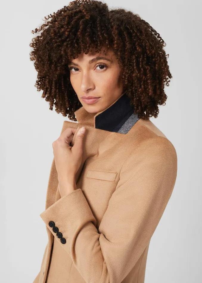 Womens Tilda Wool Coat Camel Hobbs Coats and Jackets Cheap On Sale
