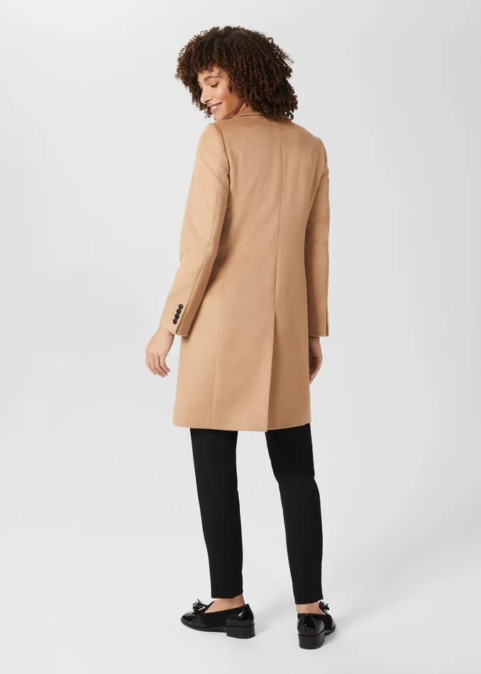 Womens Tilda Wool Coat Camel Hobbs Coats and Jackets Cheap On Sale