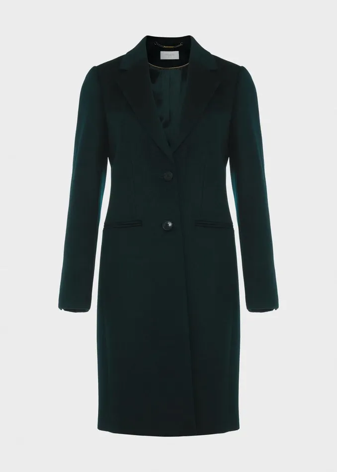 Womens Tilda Wool Coat Fern Green Hobbs Coats and Jackets Cheap On Sale