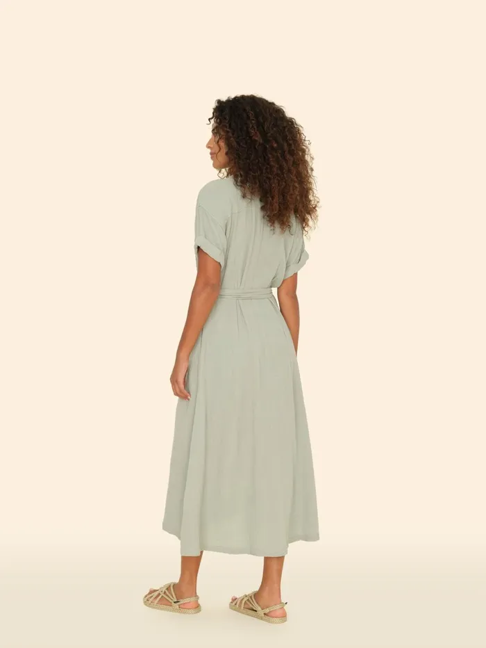 XRENA Aqua Grey Cate Dress Women Dresses XRENA Aqua Grey Cate Dress Women Dresses