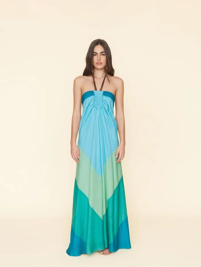 XRENA Aqua Wave Maya Dress Women Dresses