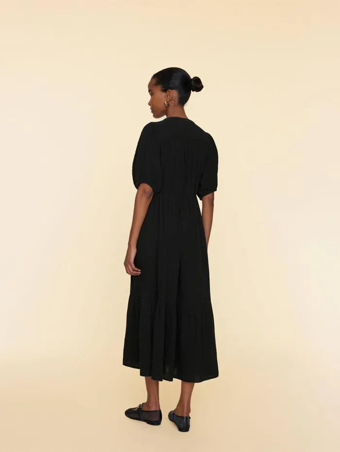 XRENA Black Lennox Dress Women Dresses XRENA Black Lennox Dress Women Dresses