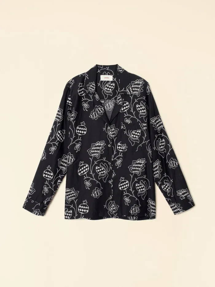 XRENA Black Pom Perren Shirt Women Shirts XRENA Black Pom Perren Shirt Women Shirts