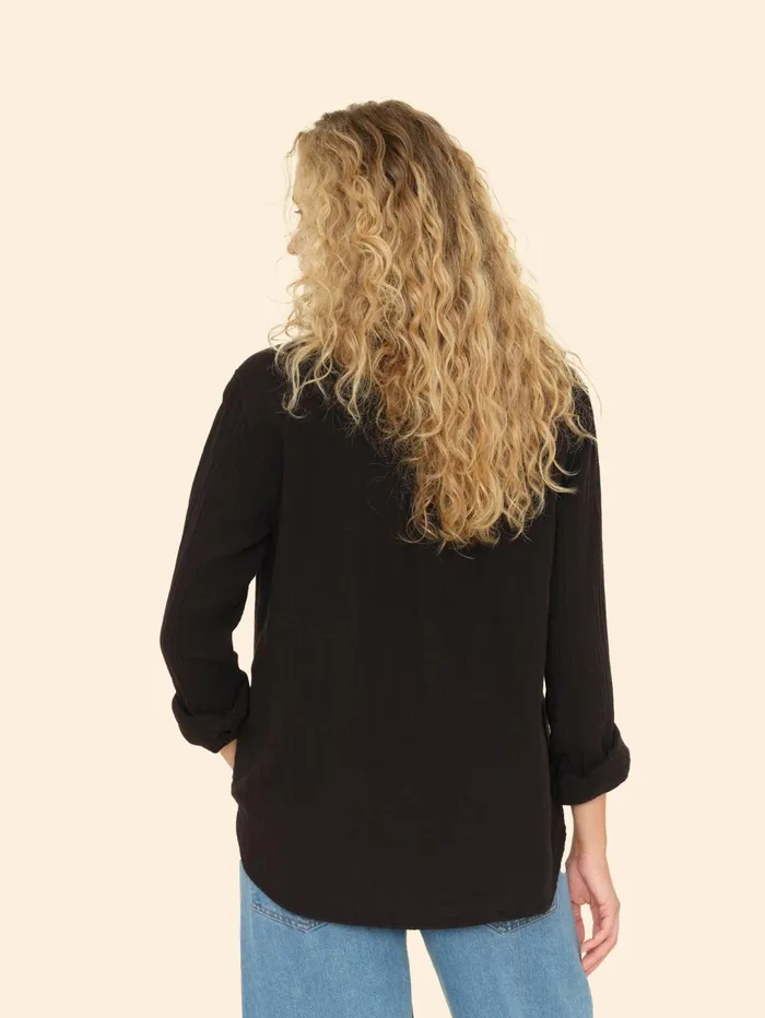 XRENA Black Scout Shirt Women Shirts XRENA Black Scout Shirt Women Shirts