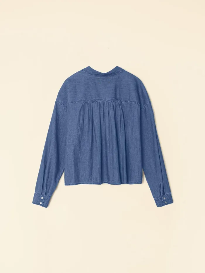 XRENA Blue Rinse Dion Shirt Women Shirts XRENA Blue Rinse Dion Shirt Women Shirts