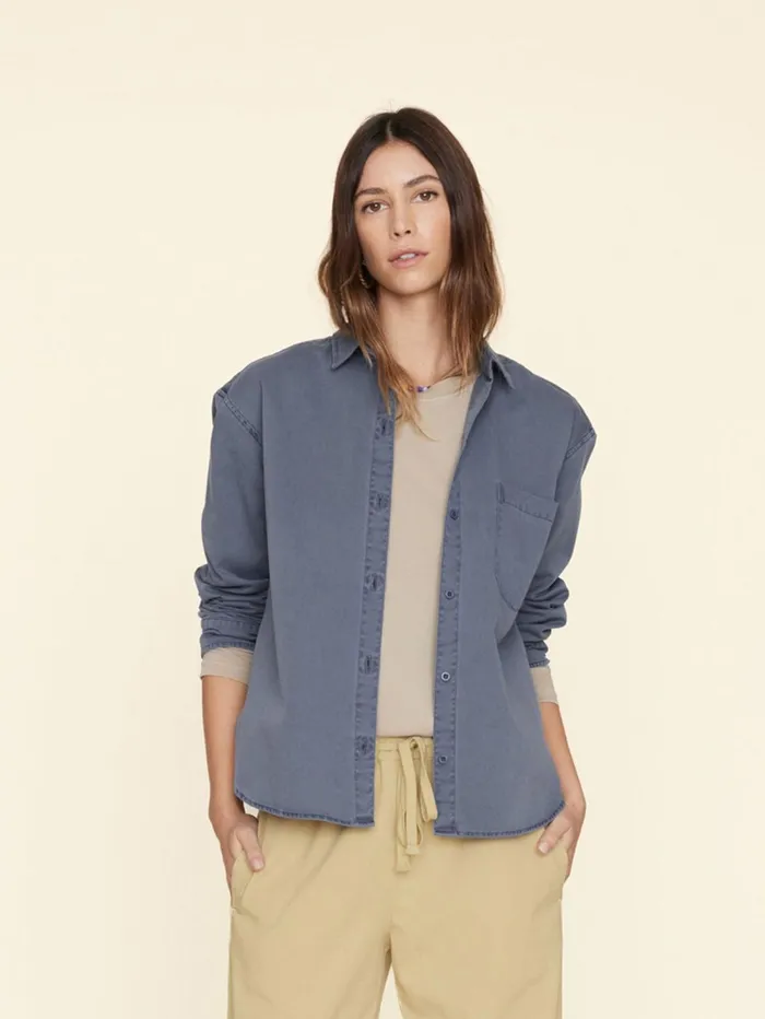 XRENA Blue Storm Asher Twill Shirt Women Shirts XRENA Blue Storm Asher Twill Shirt Women Shirts