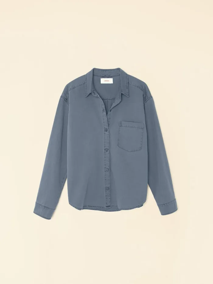 XRENA Blue Storm Asher Twill Shirt Women Shirts XRENA Blue Storm Asher Twill Shirt Women Shirts