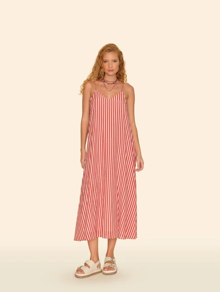XRENA Burnt Dune Teague Dress Women Dresses