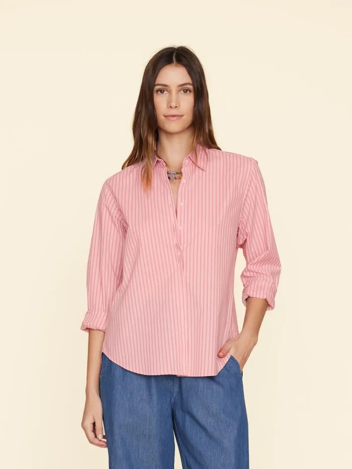 XRENA Cameo Rose Quinn Shirt Women Shirts